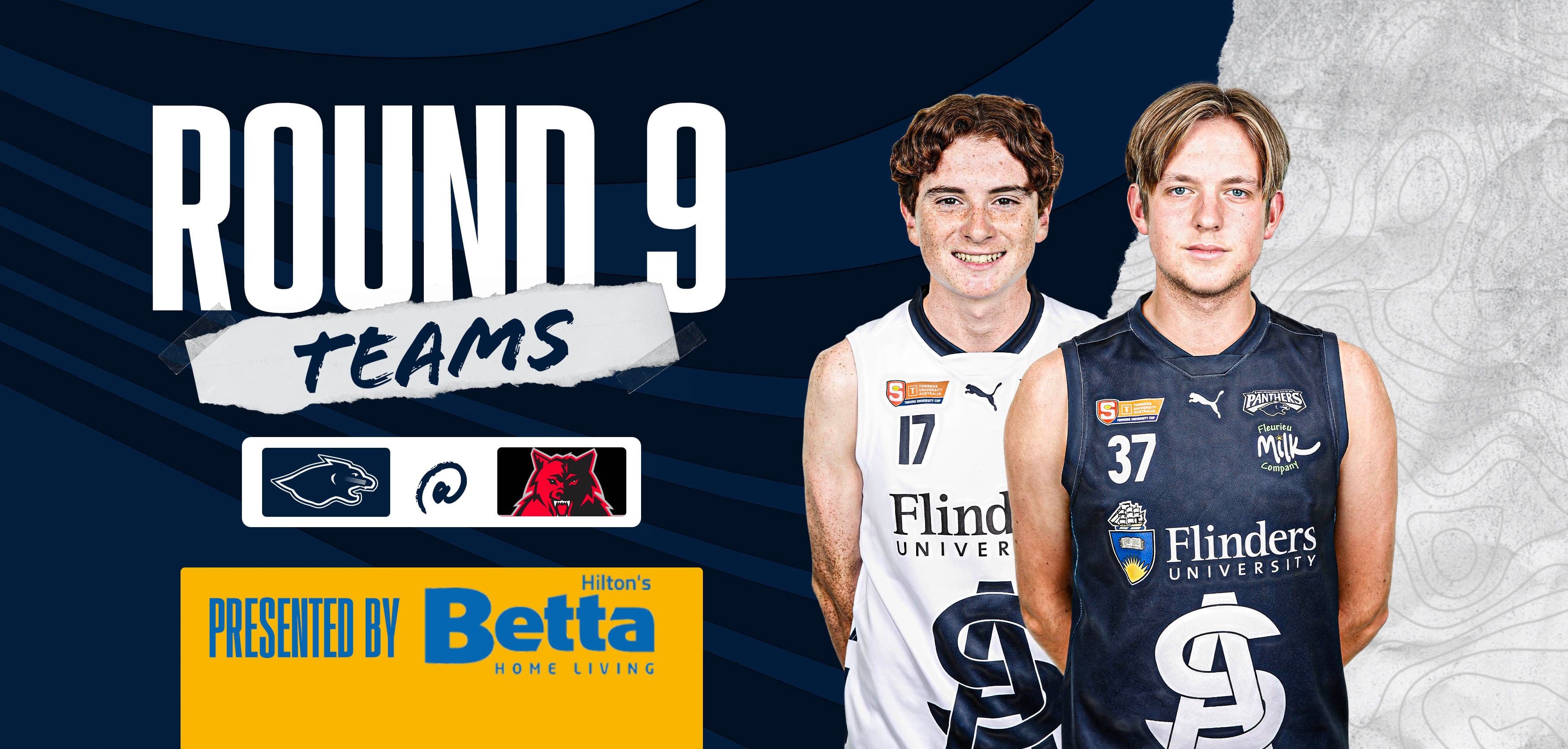 BETTA Teams Selection: Juniors Round 9 @ West Adelaide BETTA Teams Selection: Juniors Round 9 @ West Adelaide